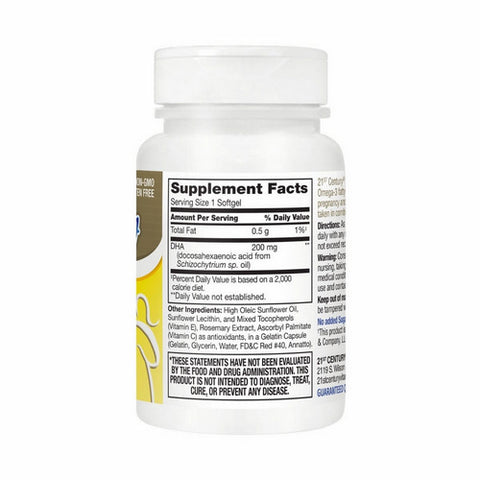 21st Century, 21st Century PreNatal DHA Softgels, 30 Caps