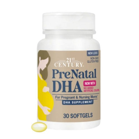 21st Century, 21st Century PreNatal DHA Softgels, 30 Caps