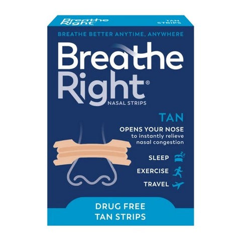 The Honest Company, Breathe Right Nasal Strips Original Tan Large, 30 Each