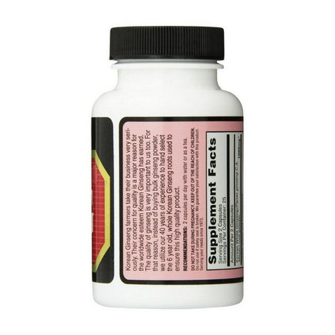 Imperial Elixir / Ginseng Company, Korean White Ginseng, WHITE, 50 CAP