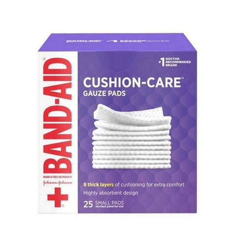 Band-Aid, Gauze Pads Small, 25 Each