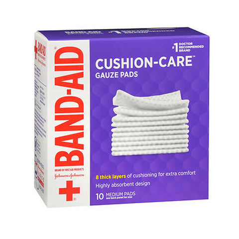 Band-Aid, Gauze Pads Medium, 10 Each