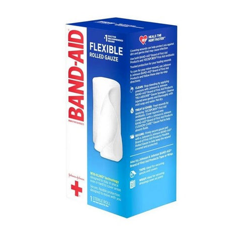 Band-Aid, Rolled Gauze Large, 1Each
