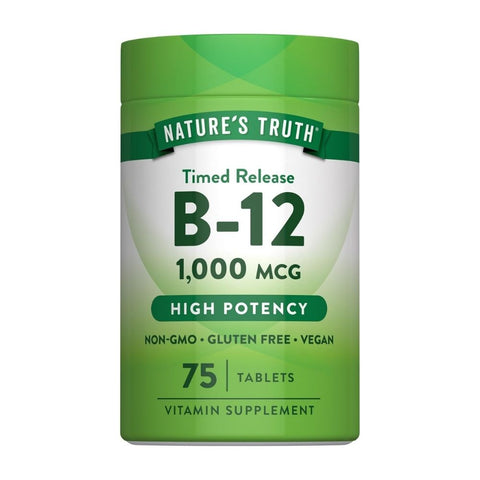 Nature's Truth, B12 Vitamin, 1000 mcg, 75 Tabs