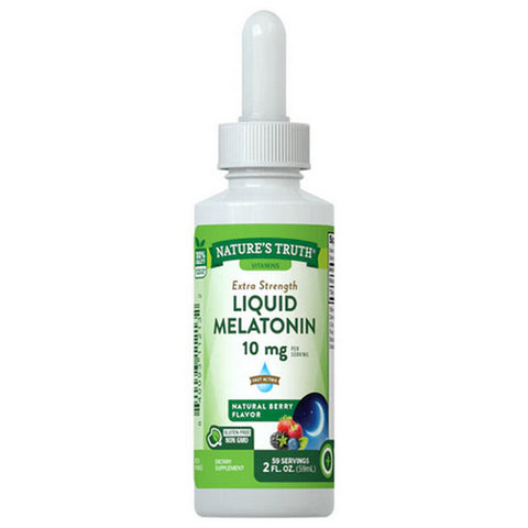 Nature's Truth, Maximum Strength Liquid Melatonin, 10 Mg, 2 Oz