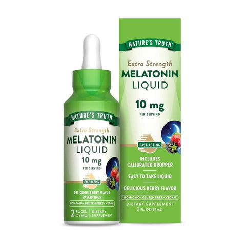 Nature's Truth, Maximum Strength Liquid Melatonin, 10 Mg, 2 Oz
