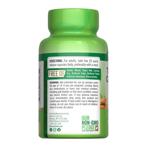 Nature's Truth, Standardized Turmeric Curcumin Complex, 2000 Mg, 90 Tabs