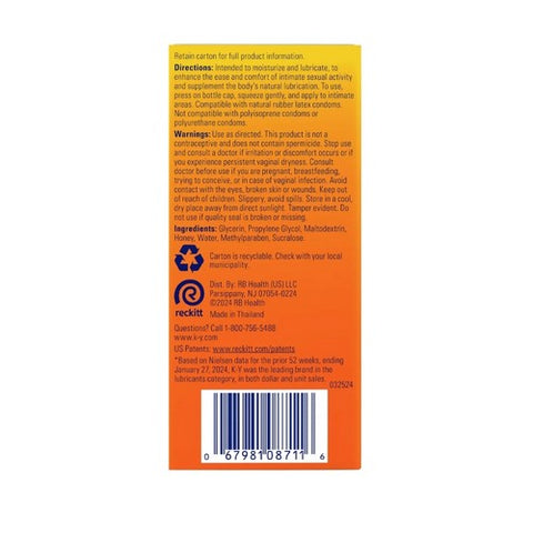 Garnier Fructis, K-Y Warming Liquid Personal Lubricant, 2.5 Oz