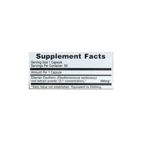 Imperial Elixir / Ginseng Company, Siberian Eleuthero, 2500 mg, 50 Caps