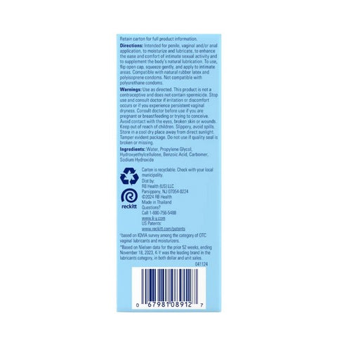 K-Y, Jelly Personal Lubricant, 4 Oz