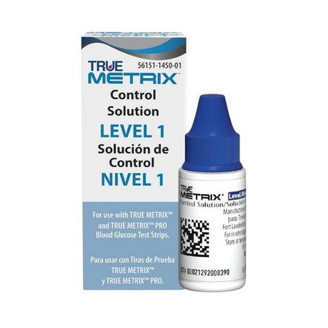 True Metrix, Blood Glucose Control Solution Level 1, 1 Count