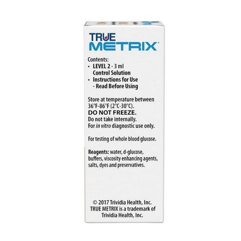 True Metrix, Blood Glucose Control Solution Level 2, 1 Count