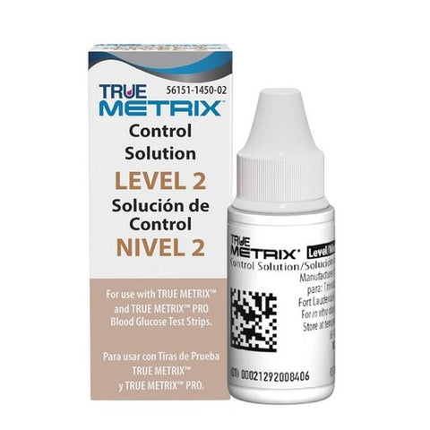 True Metrix, Blood Glucose Control Solution Level 2, 1 Count