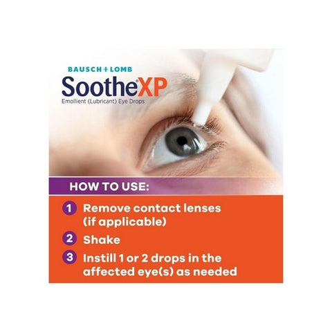 Bausch + Lomb, Soothe XP Xtra Protection Advanced Dye Eye Therapy, 0.5 Oz