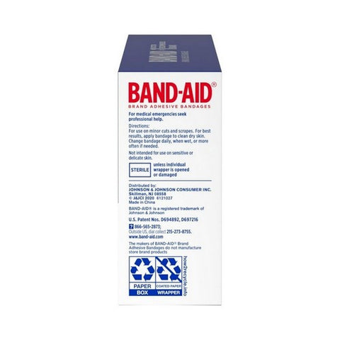 Band-Aid, Tough Strips Adhesive Bandages All One Size, 60E ach
