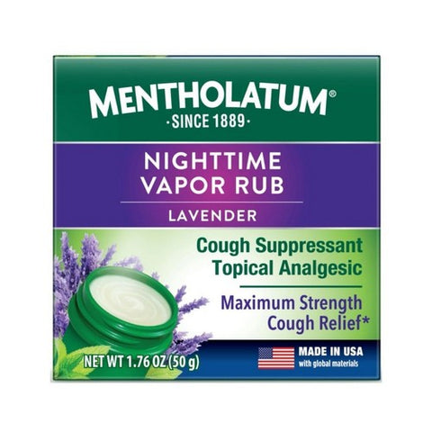 Mentholatum, Nighttime Vaporizing Rub, 1.76 Oz