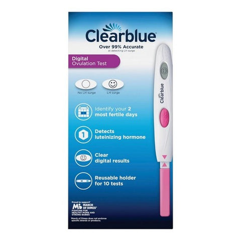 Clearblue Easy, Clearblue Digital Ovulation Tests, 10 Each