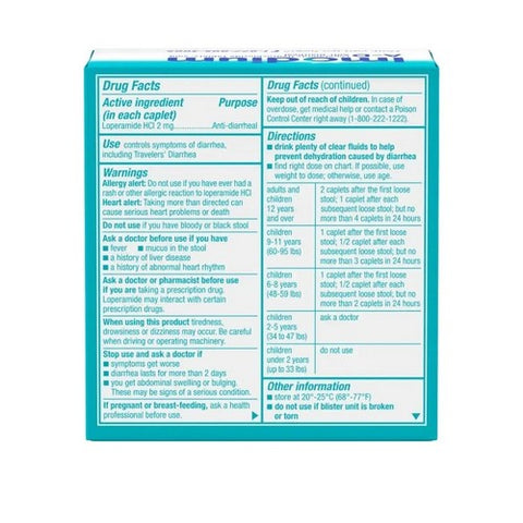 Imodium, A-D Anti-Diarrheal Caplets, 24 Tabs