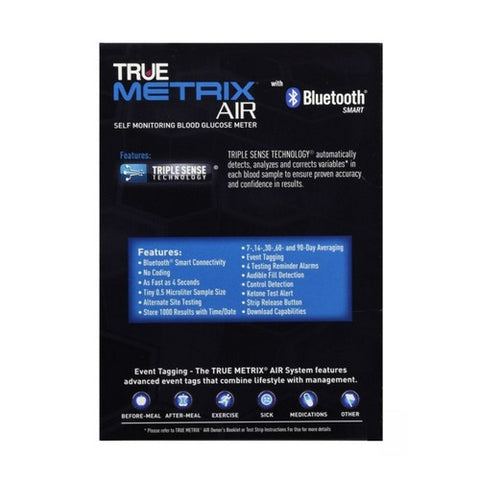 True Metrix, Air Self Monitoring Meter/Bluetooth, 1 Each