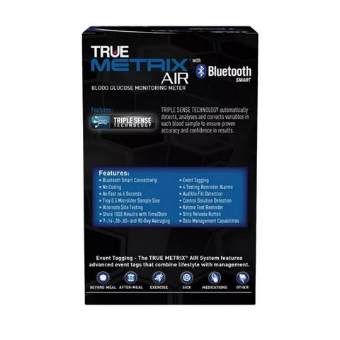 True Metrix, Air Self Monitoring Meter/Bluetooth, 1 Each