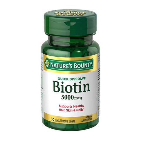 Nature's Bounty, Biotin, 60 Tablets