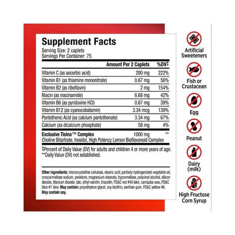 Lipo-Flavonoid, Plus Ear Ringing Caplets, 100 Tabs