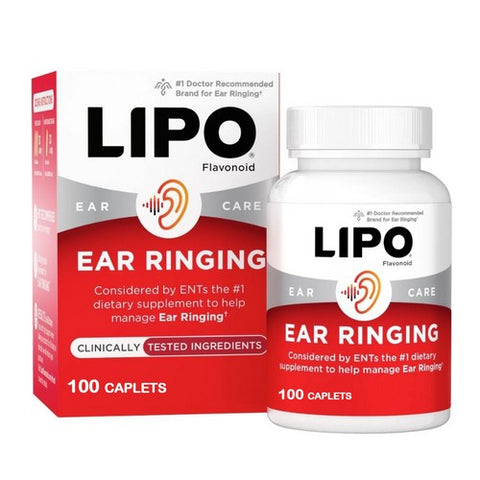 Lipo-Flavonoid, Plus Ear Ringing Caplets, 100 Tabs