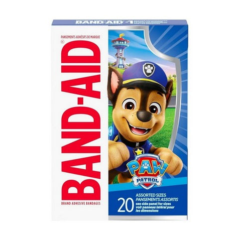 Band-Aid, Bandages Nickelodeon Paw Patrol Assorted Sizes, Box Of 20
