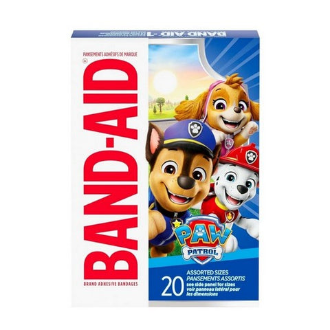 Band-Aid, Bandages Nickelodeon Paw Patrol Assorted Sizes, Box Of 20