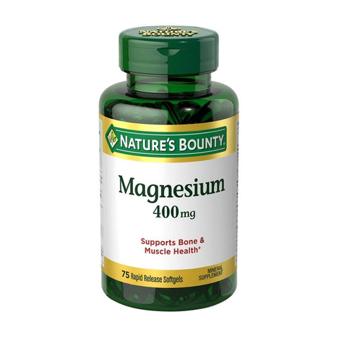 Nature's Bounty, Magnesium Rapid Release Softgels, 400 mg, 75 Softgels