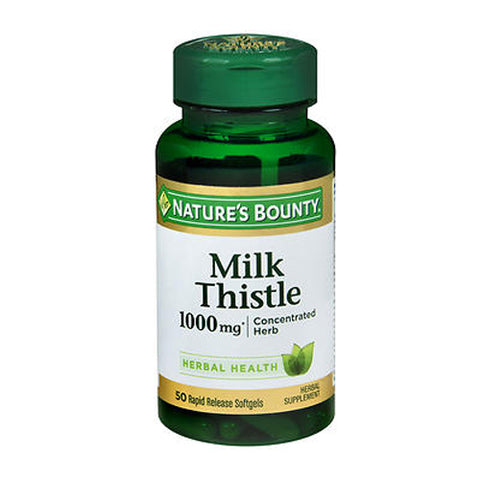Nature's Bounty, Nature's Bounty Milk Thistle, 1000 mg, 50 Caps