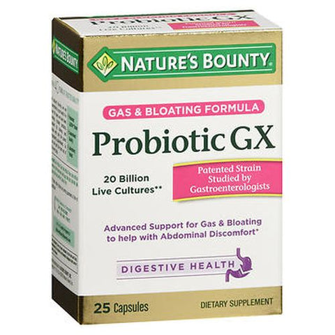 Nature's Bounty, Nature's Bounty Probiotic GX Capsules, 25 Capsules