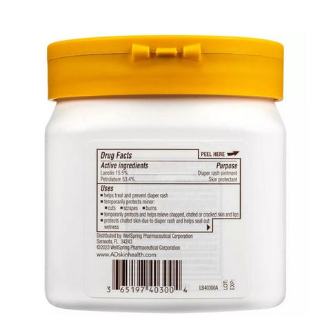 A+D, Diaper Rash Ointment & Skin Protectant Original, 16 Oz