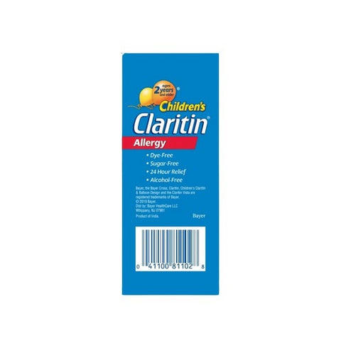 Claritin, Children's Allergy Non-Drowsy Oral Solution Grape, 4 Oz