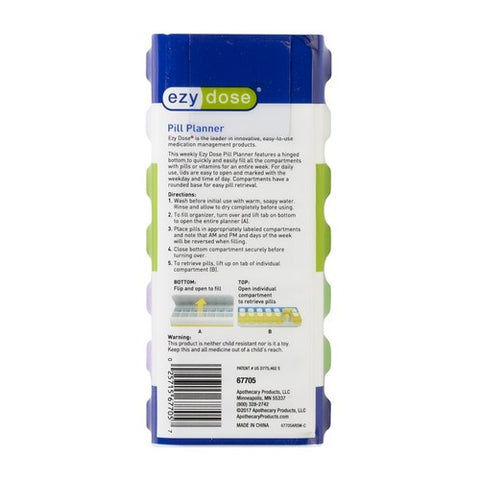Acu-Life, Ezy Dose Weekly AM/PM Pill Organizer, 1 Each