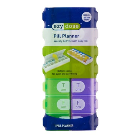 Acu-Life, Ezy Dose Weekly AM/PM Pill Organizer, 1 Each