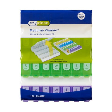 Ezy Dose, Medtime Organizer Weekly 4x/Day, 1 Each