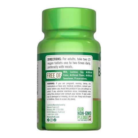 Nature's Truth, Vitamin B Complex With B12, 90 Tabs