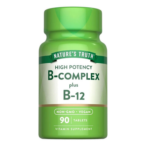 Nature's Truth, Vitamin B Complex With B12, 90 Tabs