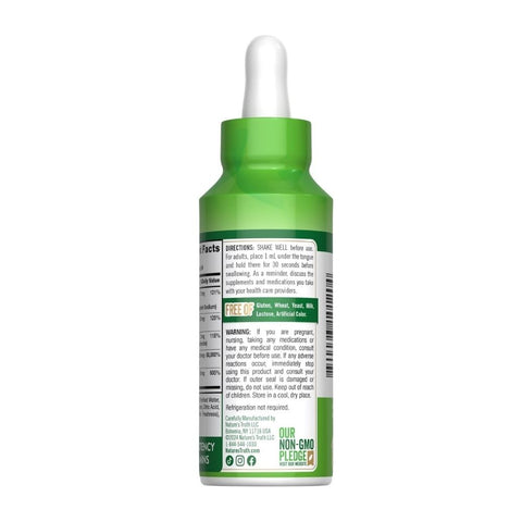 Nature's Truth, Sublingual B Complex Liquid Plus B-12 Natural Berry Flavor Liquid, 2 Oz