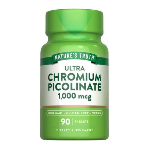 Nature's Truth, Ultra Chromium Picolinate Tablets, 1000 mg, 90 Tabs