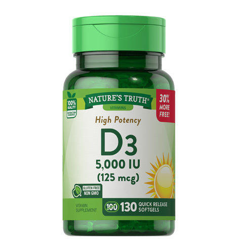 Nature's Truth, Vitamin D3, 130 Caps