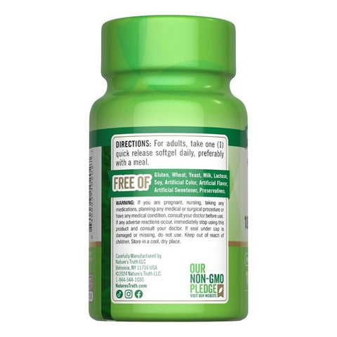 Nature's Truth, Vitamin E Capsules, 180 Mg, 100 Softgels