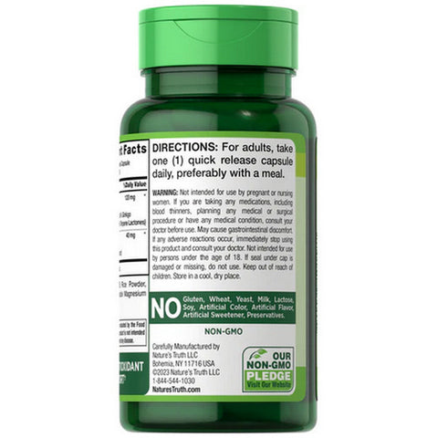 Nature's Truth, Standardized Ginkgo Biloba Plus Bacopa, 120 Mg, 100 Caps