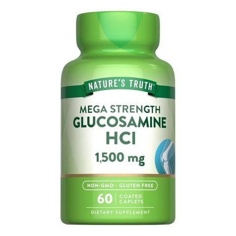 Nature's Truth, Nature' s Truth Joint Support Mega Strength Glucosamine Coated Caplets, 1500 Mg, 60 Tabs