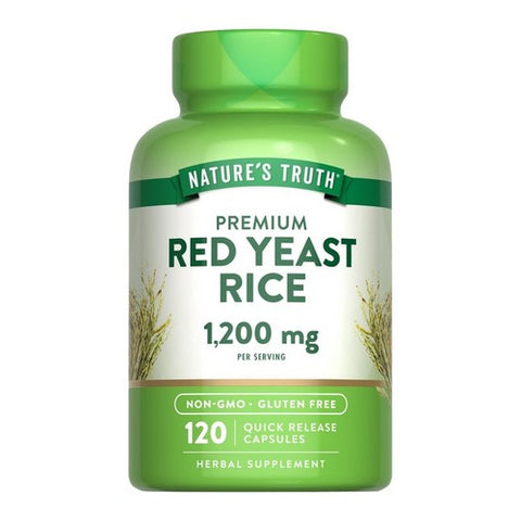 Nature's Truth, Red Yeast Rice Quick Release Capsules, 600 Mg, 120 Caps