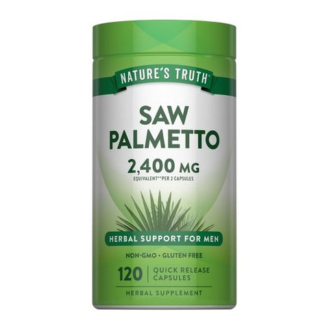 Nature's Truth, Saw Palmetto Quick Release Capsules, 2400 Mg, 120 Caps