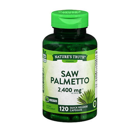 Nature's Truth, Saw Palmetto Quick Release Capsules, 2400 Mg, 120 Caps