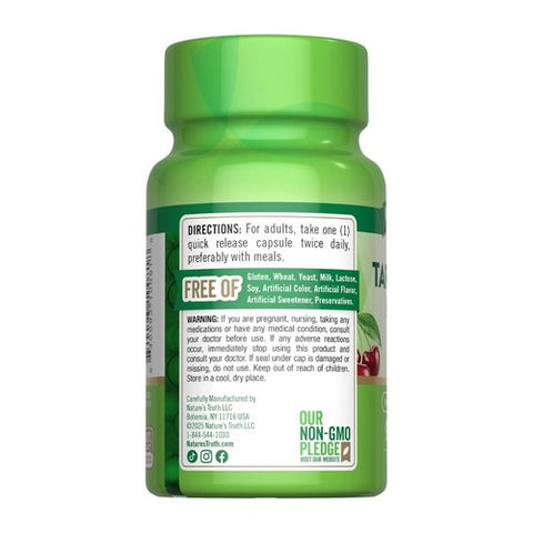 Nature's Truth, Ultra Tart Cherry Quick Release Capsules, 1200 Mg, 90 Caps