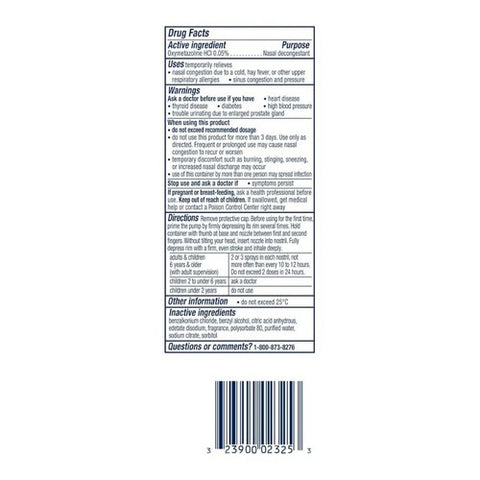 Sinex, Vicks Sinex Severe Nasal Decongestant Original, 0.5 Oz